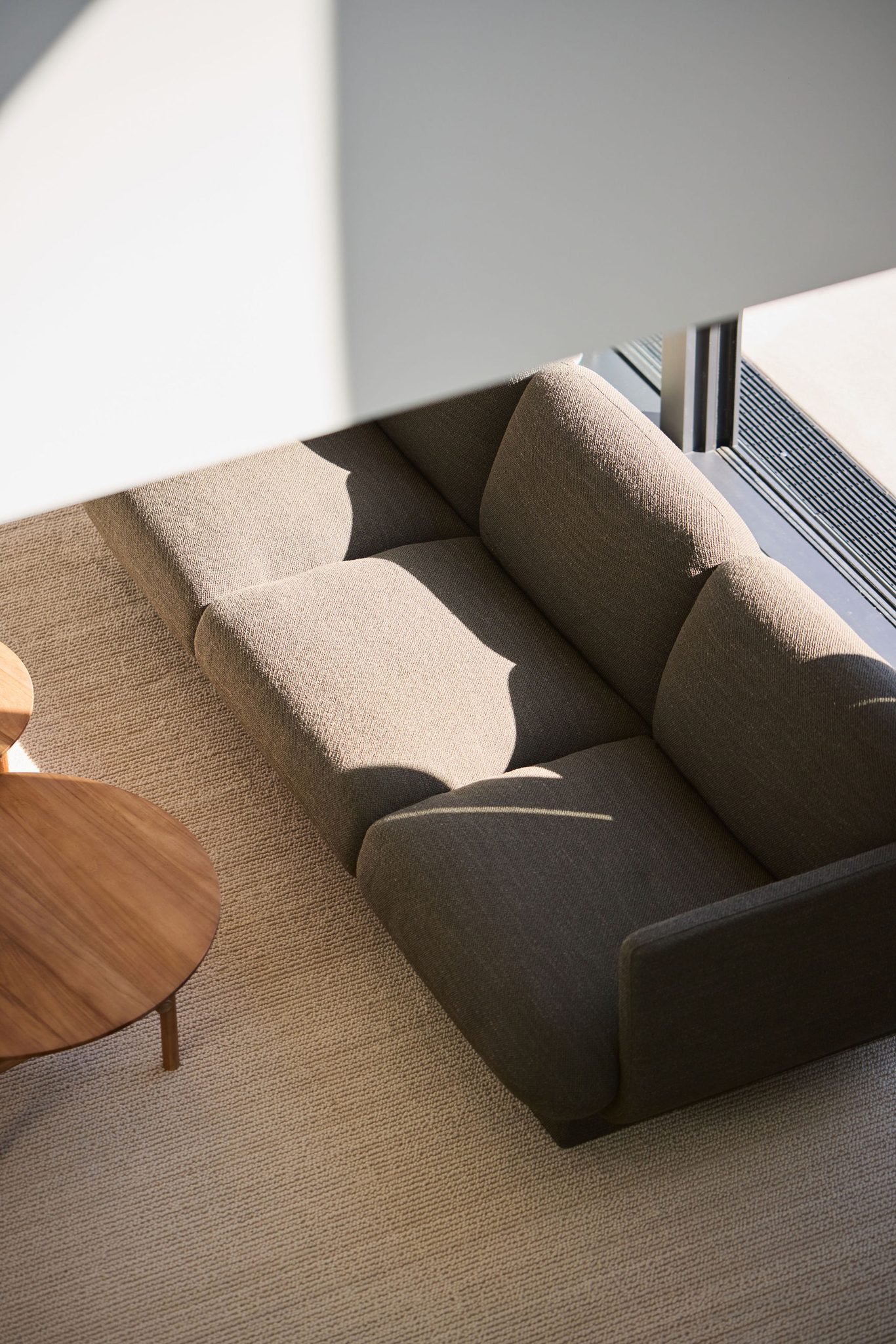 View of the lounge and Kayu sofa from above