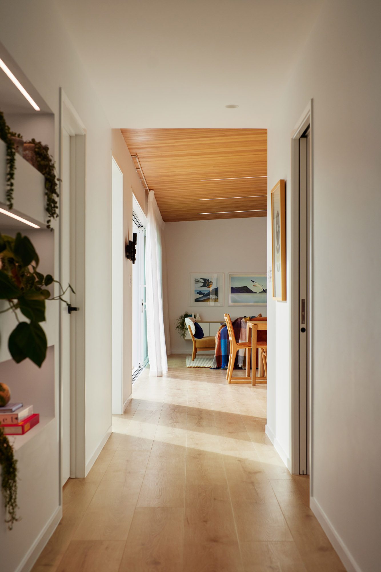 View from the entrance with dining and lounge beyond